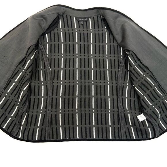 MING WANG Sweater Blazer (Sz Petite Large) - Picture 4 of 10